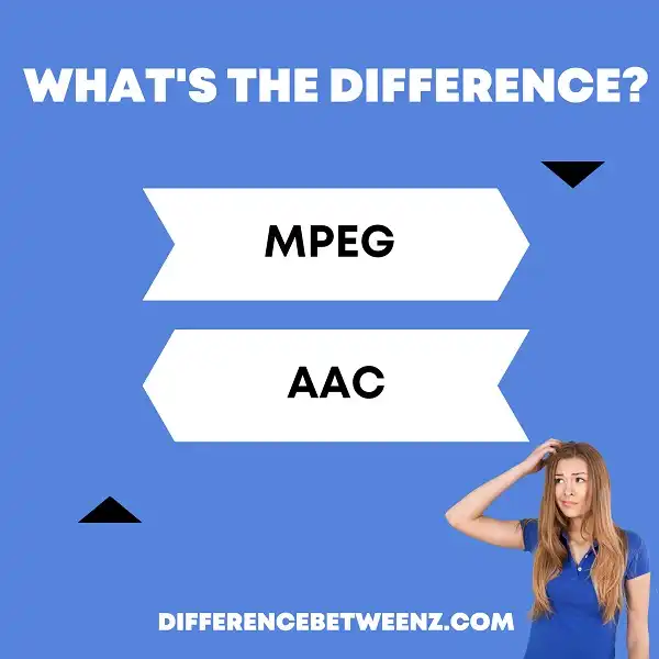 Difference between MPEG and AAC