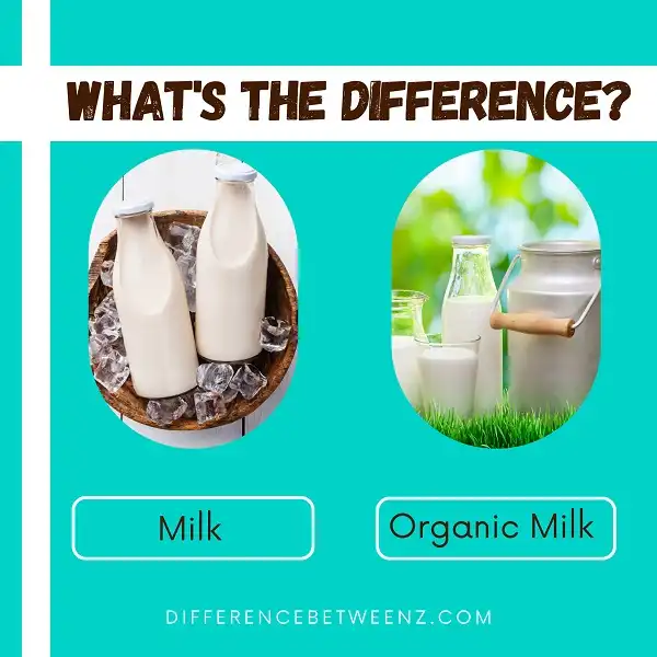 Difference between Milk and Organic Milk