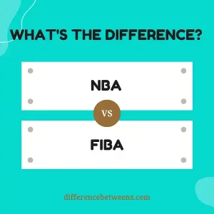 Difference between NBA and FIBA