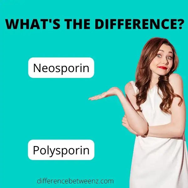 Difference between Neosporin and Polysporin