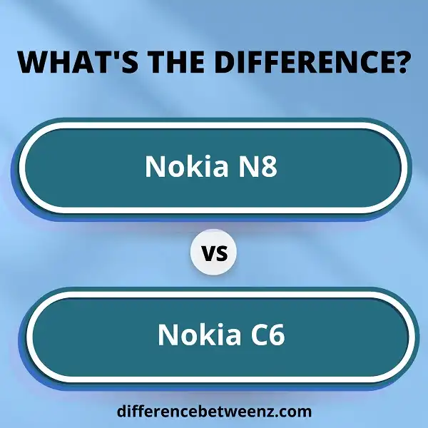 Difference between Nokia N8 and Nokia C6
