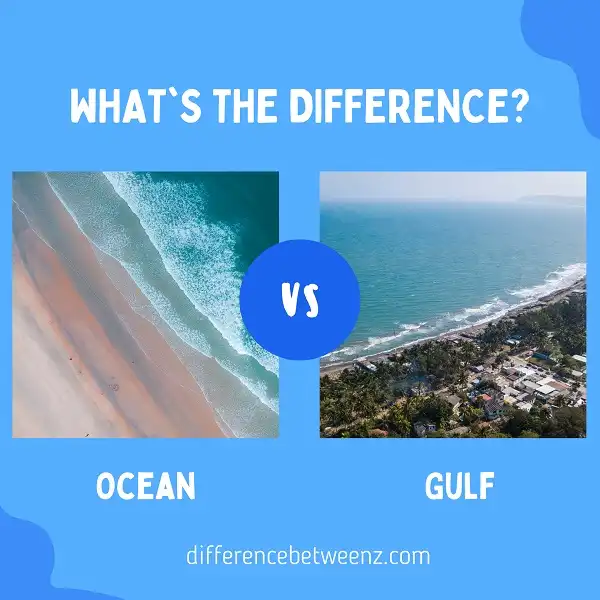 Difference between Ocean and Gulf