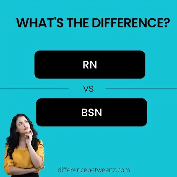 Difference between RN and BSN