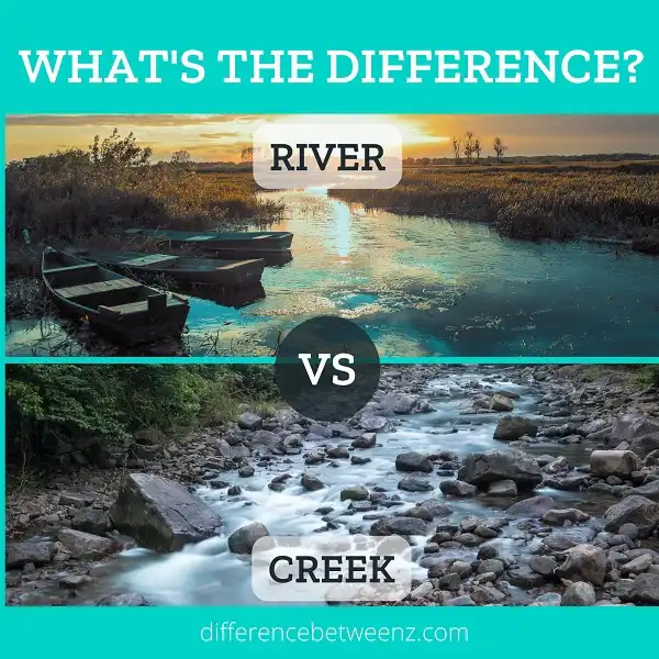 Difference between River and Creek