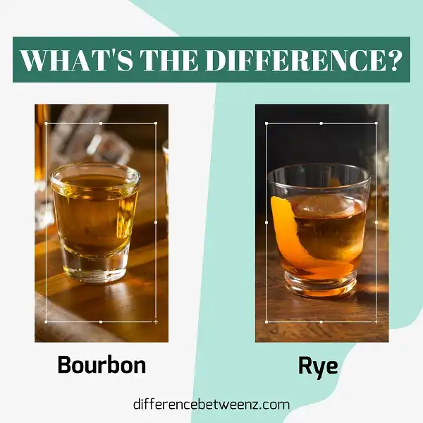 Difference between Rye and Bourbon