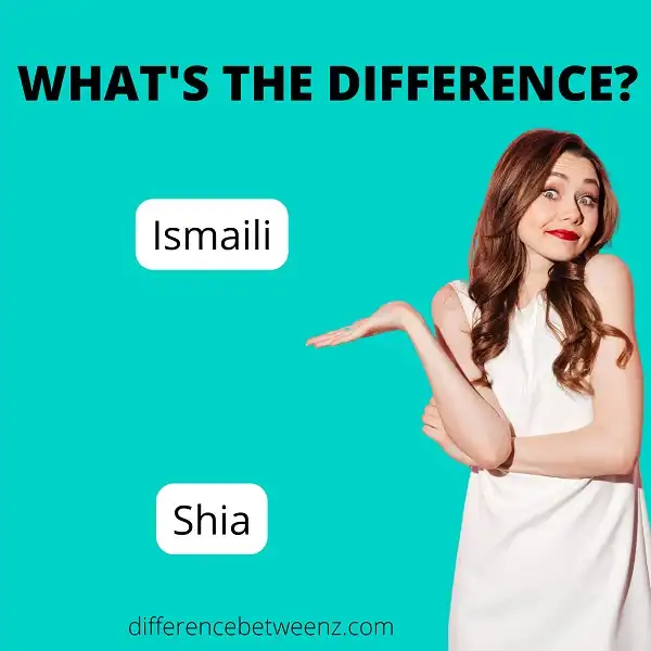 Difference between Shia and Ismaili