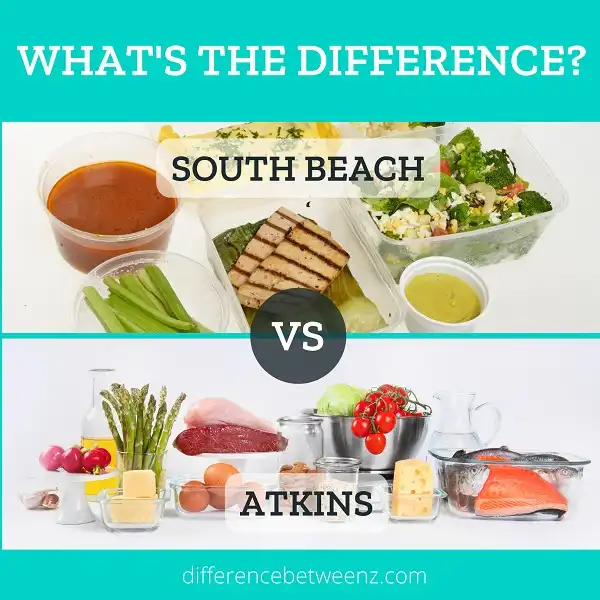 Difference between South Beach and Atkins