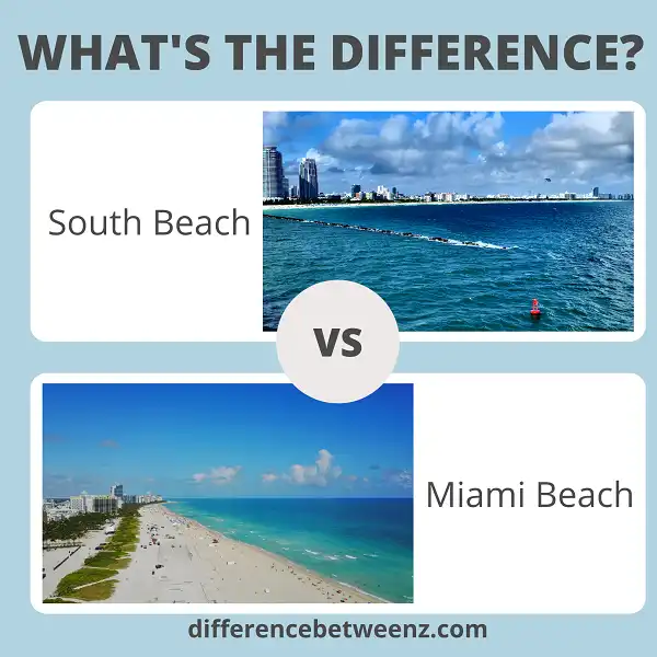 Difference between South Beach and Miami Beach