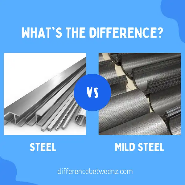 Difference between Steel and Mild Steel