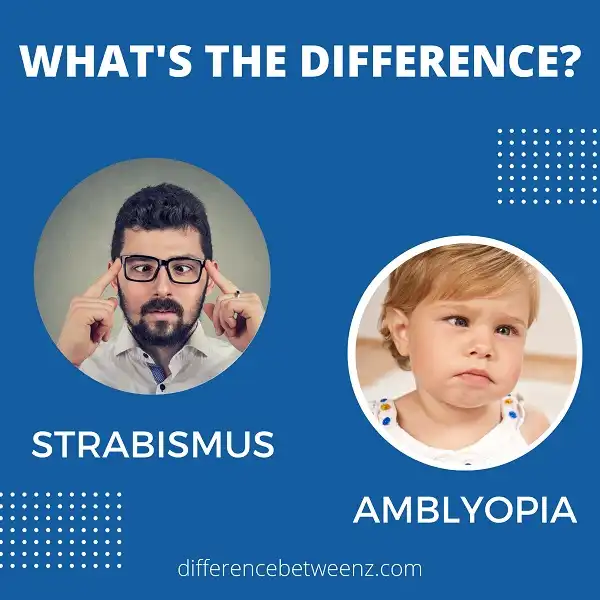 Difference between Strabismus and Amblyopia