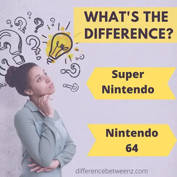 Difference between Super Nintendo and Nintendo 64