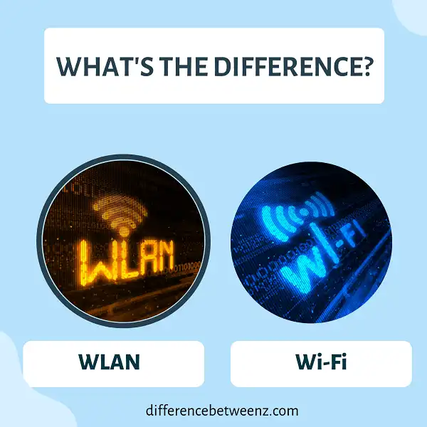 Difference between WLAN and Wi-Fi
