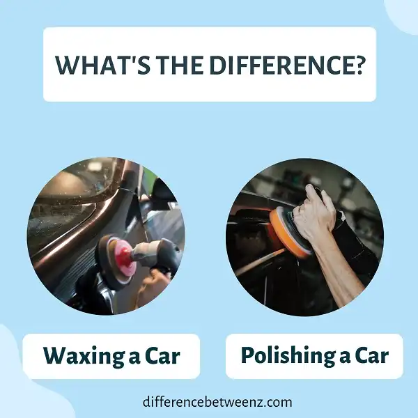 Difference between Waxing and Polishing a Car
