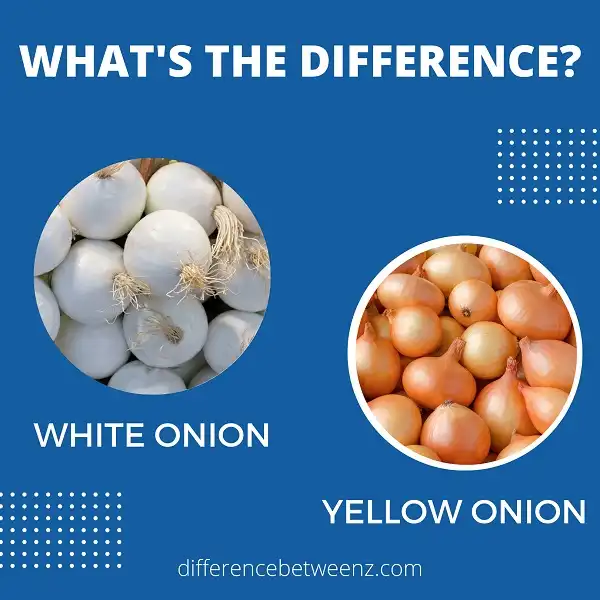Difference between White Onions and Yellow Onions