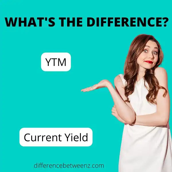 Difference between YTM and Current Yield