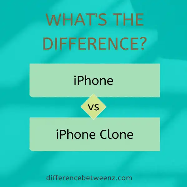 Difference between iPhone and iPhone Clone