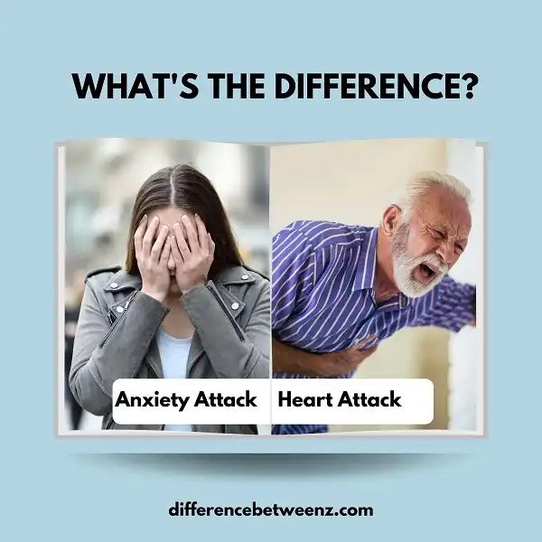 Differences between Anxiety and Heart Attack