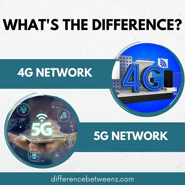 Difference between 4G Network and 5G Network