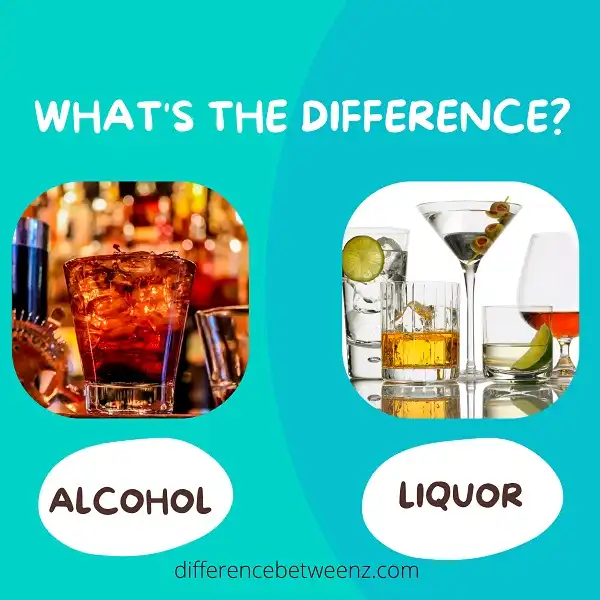 Difference between Alcohol and Liquor