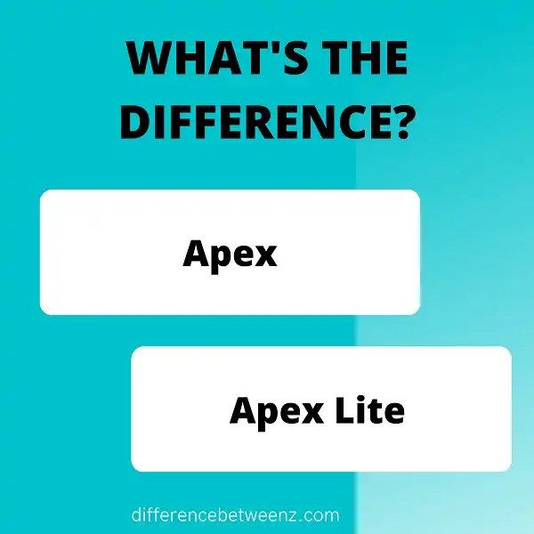 Difference between Apex and Apex Lite