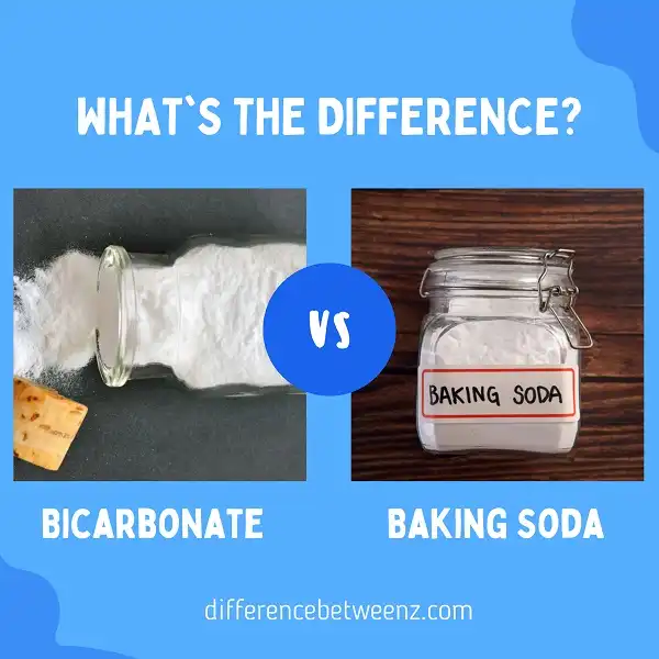 Difference between Bicarbonate and Baking Soda
