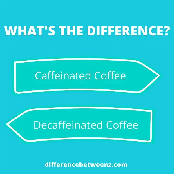 Difference between Caffeinated and Decaffeinated Coffee