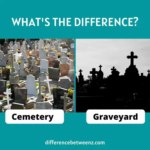 Difference between Cemetery and Graveyard