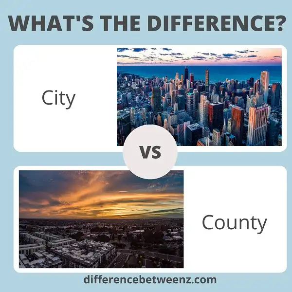 Difference between City and County