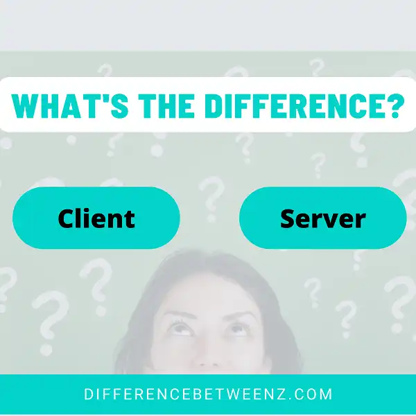 Difference between Client and Server