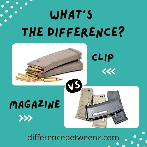 Difference between Clip and Magazine