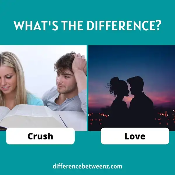 Difference between Crush and Love