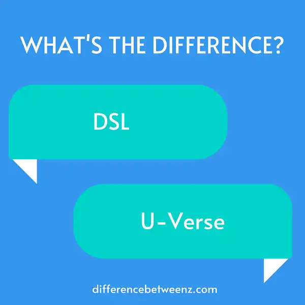 Difference between DSL and U-Verse