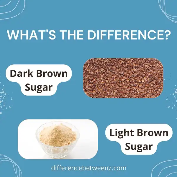 Difference between Dark and Light Brown Sugar