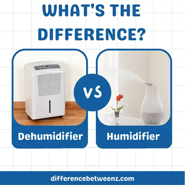 Difference between Dehumidifier and Humidifier