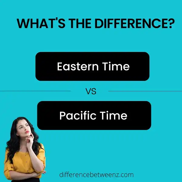 Difference between Eastern and Pacific Time