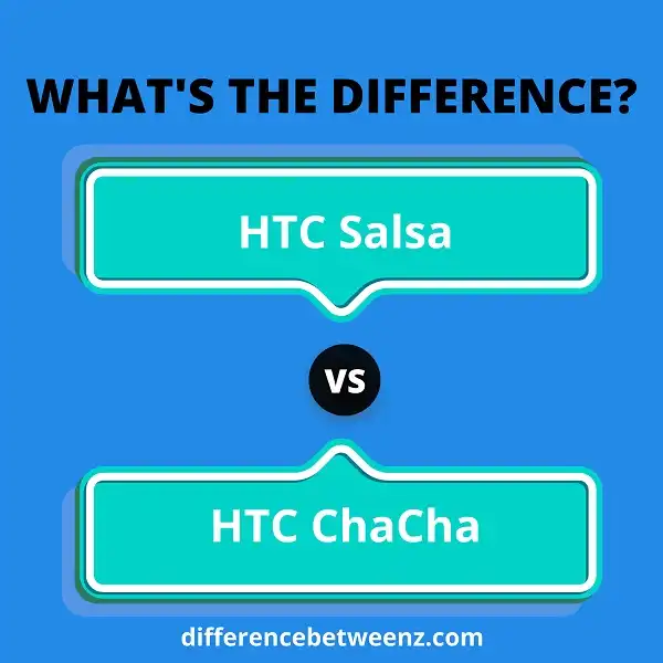 Difference between Facebook Phones HTC Salsa and HTC ChaCha