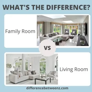 Difference between Family Room and Living Room