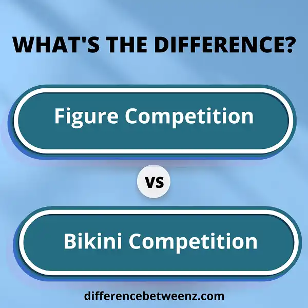Difference between Figure Competition and Bikini Competition