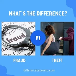 Difference between Fraud and Theft