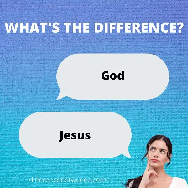 Difference between GOD and Jesus - Difference Betweenz