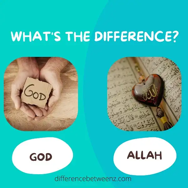 Difference between God and Allah
