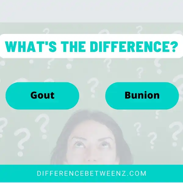 Difference between Gout and Bunion