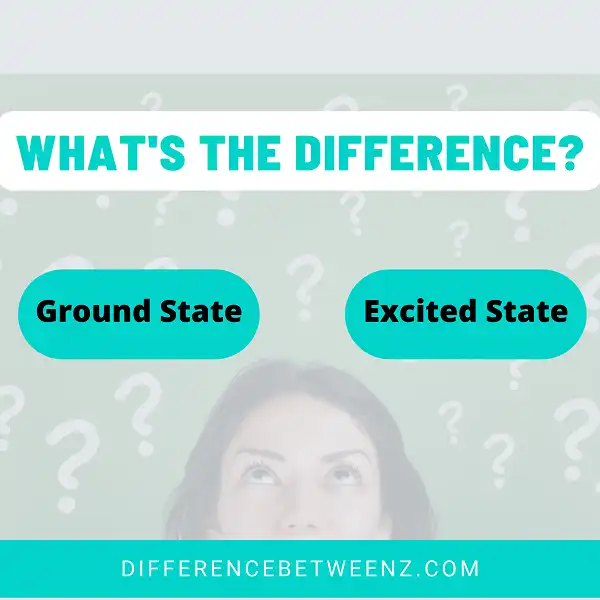 Difference between Ground State and Excited State