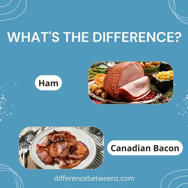 Difference between Ham and Canadian Bacon