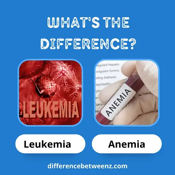 Difference between Leukemia and Anemia