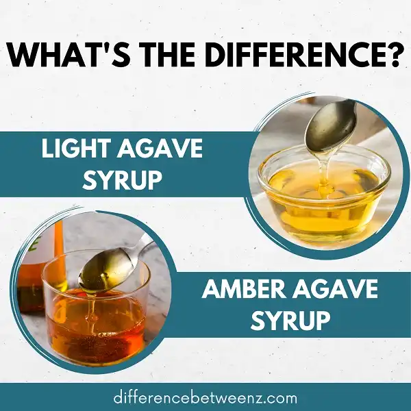Difference between Light Agave Syrup and Amber Agave Syrup