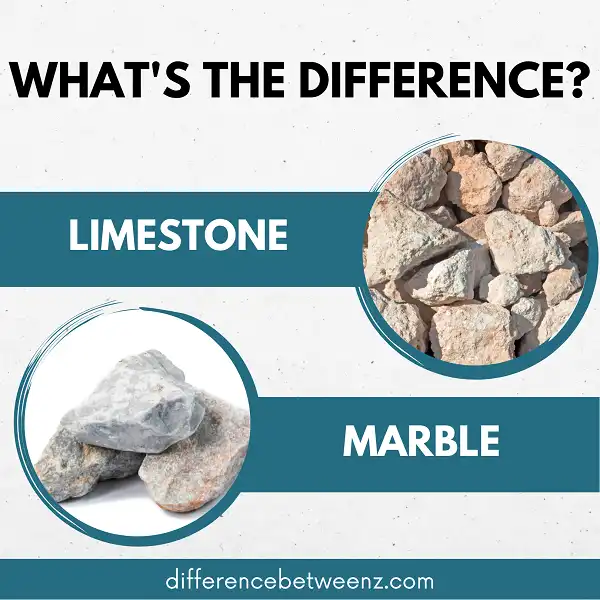 Difference between Limestone and Marble