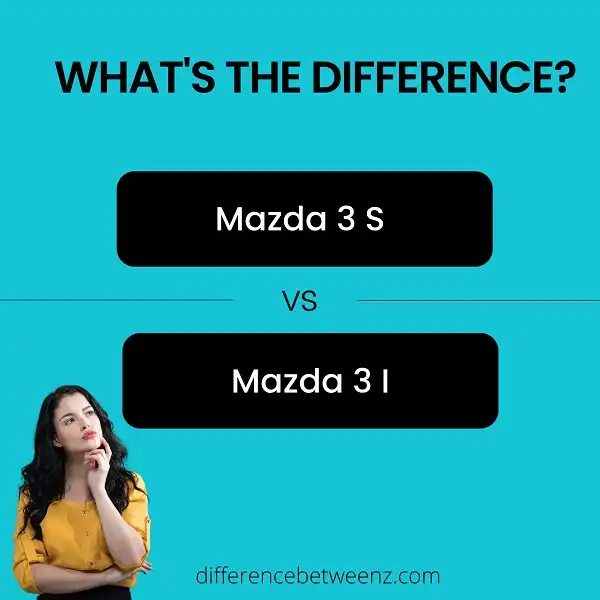 Difference between Mazda 3 S and Mazda 3 I