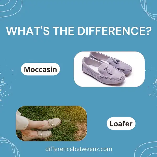 Difference between Moccasins and Loafers