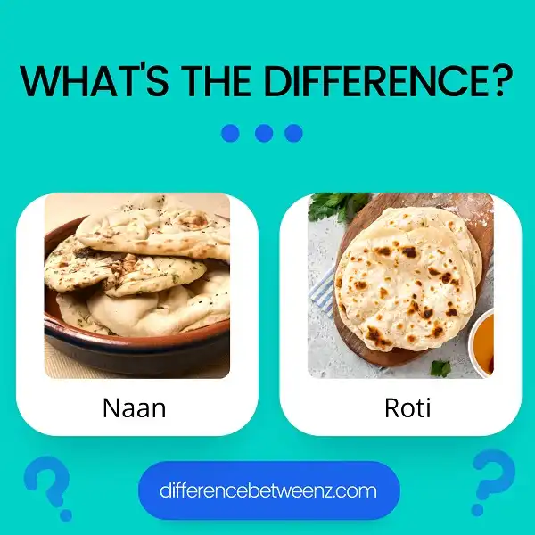Difference between Naan and Roti